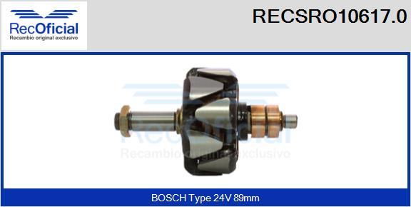 RECOFICIAL RECSRO10617.0 - Rotor, alternateur cwaw.fr