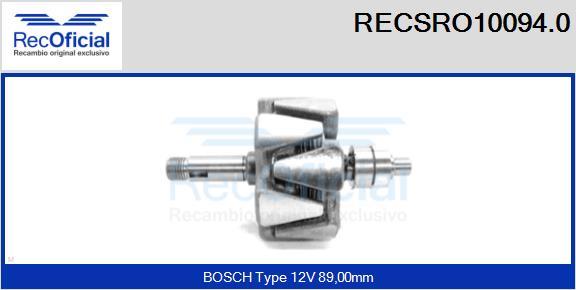 RECOFICIAL RECSRO10094.0 - Rotor, alternateur cwaw.fr