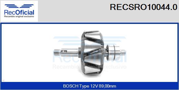 RECOFICIAL RECSRO10044.0 - Rotor, alternateur cwaw.fr