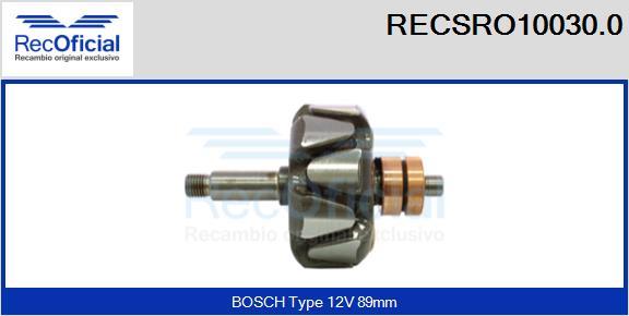 RECOFICIAL RECSRO10030.0 - Rotor, alternateur cwaw.fr