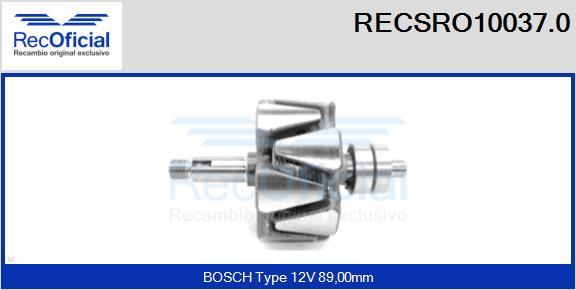 RECOFICIAL RECSRO10037.0 - Rotor, alternateur cwaw.fr