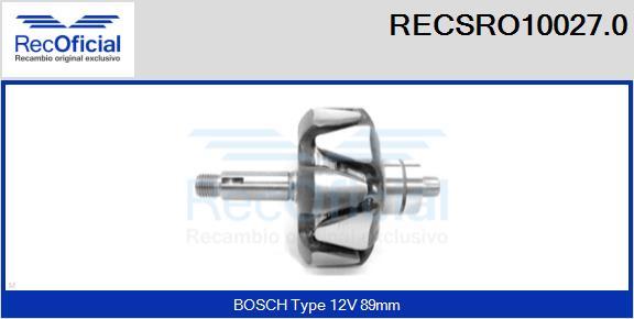 RECOFICIAL RECSRO10027.0 - Rotor, alternateur cwaw.fr