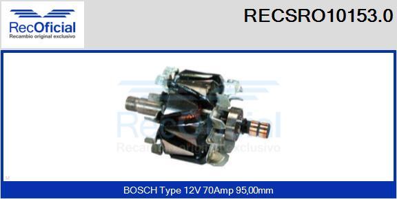 RECOFICIAL RECSRO10153.0 - Rotor, alternateur cwaw.fr