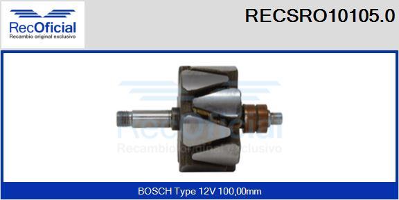 RECOFICIAL RECSRO10105.0 - Rotor, alternateur cwaw.fr