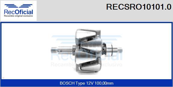 RECOFICIAL RECSRO10101.0 - Rotor, alternateur cwaw.fr