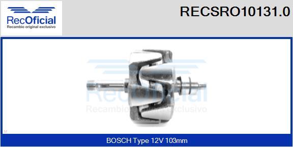 RECOFICIAL RECSRO10131.0 - Rotor, alternateur cwaw.fr