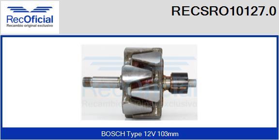 RECOFICIAL RECSRO10127.0 - Rotor, alternateur cwaw.fr