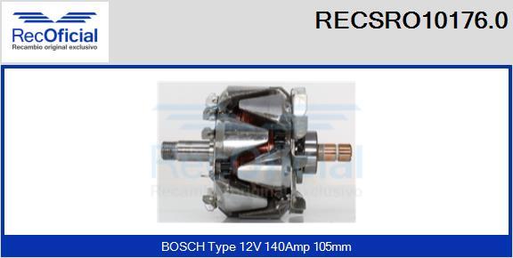 RECOFICIAL RECSRO10176.0 - Rotor, alternateur cwaw.fr