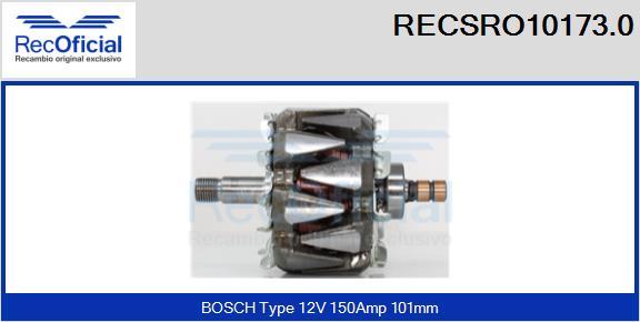 RECOFICIAL RECSRO10173.0 - Rotor, alternateur cwaw.fr