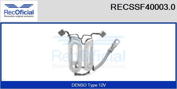 RECOFICIAL RECSSF40003.0 - Inducteur, démarreur cwaw.fr