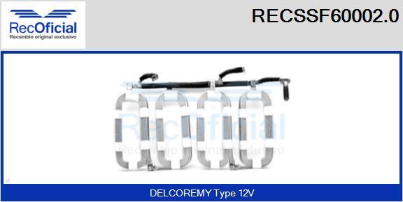 RECOFICIAL RECSSF60002.0 - Inducteur, démarreur cwaw.fr