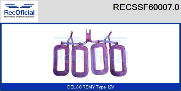 RECOFICIAL RECSSF60007.0 - Inducteur, démarreur cwaw.fr