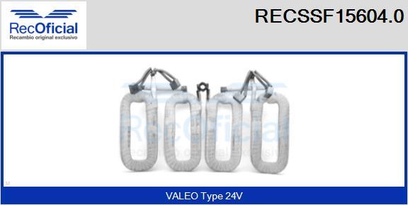RECOFICIAL RECSSF15604.0 - Inducteur, démarreur cwaw.fr