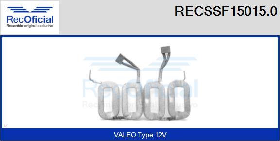 RECOFICIAL RECSSF15015.0 - Inducteur, démarreur cwaw.fr