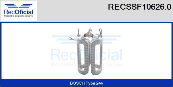 RECOFICIAL RECSSF10626.0 - Inducteur, démarreur cwaw.fr