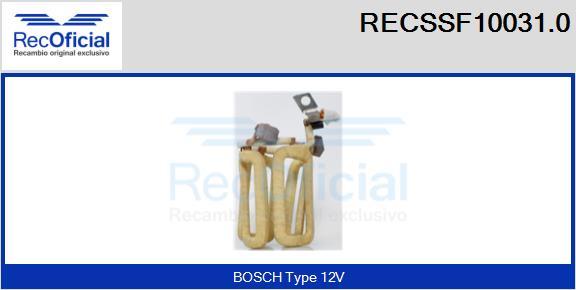 RECOFICIAL RECSSF10031.0 - Inducteur, démarreur cwaw.fr