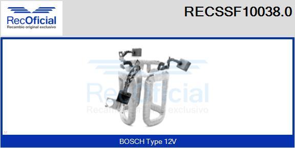 RECOFICIAL RECSSF10038.0 - Inducteur, démarreur cwaw.fr