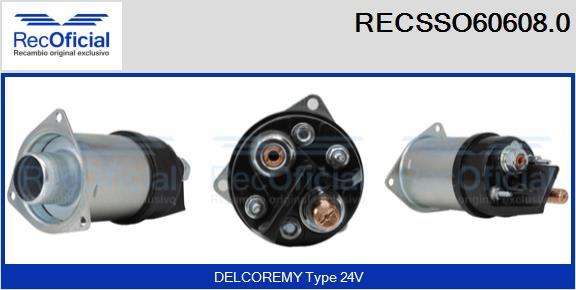 RECOFICIAL RECSSO60608.0 - Contacteur, démarreur cwaw.fr