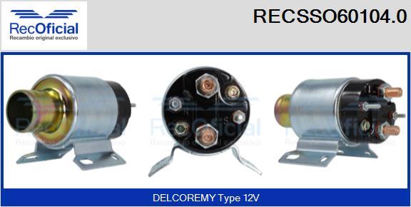 RECOFICIAL RECSSO60104.0 - Contacteur, démarreur cwaw.fr