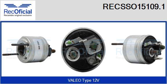 RECOFICIAL RECSSO15109.1 - Contacteur, démarreur cwaw.fr