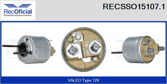 RECOFICIAL RECSSO15107.1 - Contacteur, démarreur cwaw.fr