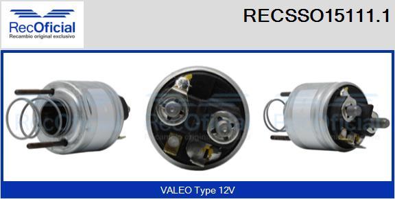 RECOFICIAL RECSSO15111.1 - Contacteur, démarreur cwaw.fr