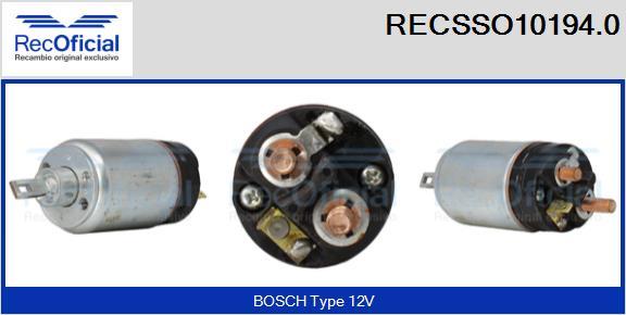 RECOFICIAL RECSSO10194.0 - Contacteur, démarreur cwaw.fr