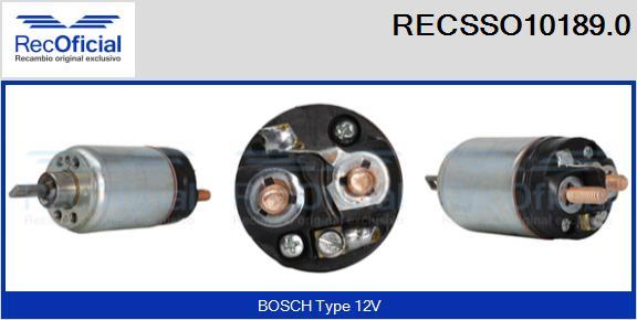 RECOFICIAL RECSSO10189.0 - Contacteur, démarreur cwaw.fr