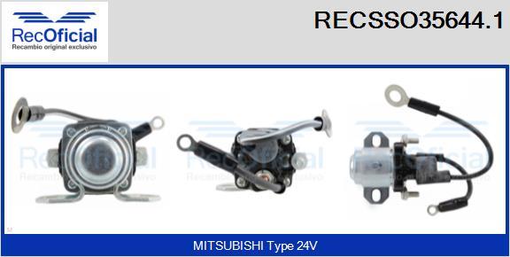 RECOFICIAL RECSSO35644.1 - Contacteur, démarreur cwaw.fr