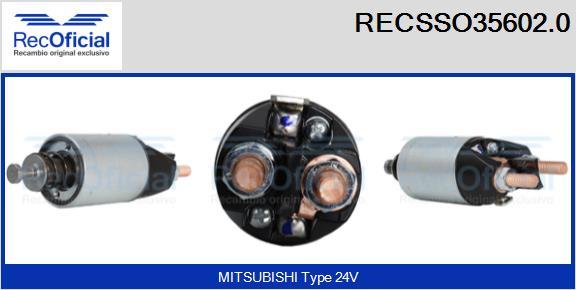 RECOFICIAL RECSSO35602.0 - Contacteur, démarreur cwaw.fr