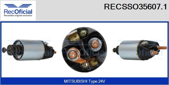 RECOFICIAL RECSSO35607.1 - Contacteur, démarreur cwaw.fr