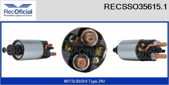 RECOFICIAL RECSSO35615.1 - Contacteur, démarreur cwaw.fr