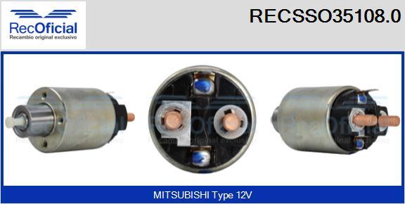 RECOFICIAL RECSSO35108.0 - Contacteur, démarreur cwaw.fr