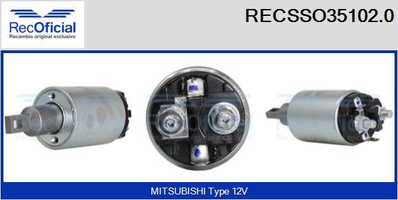 RECOFICIAL RECSSO35102.0 - Contacteur, démarreur cwaw.fr