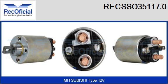 RECOFICIAL RECSSO35117.0 - Contacteur, démarreur cwaw.fr