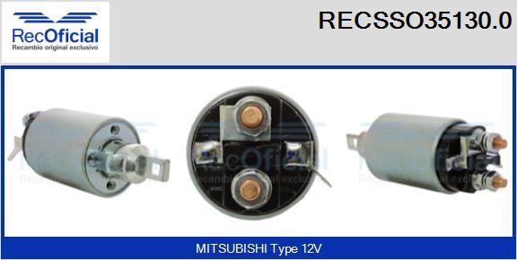 RECOFICIAL RECSSO35130.0 - Contacteur, démarreur cwaw.fr