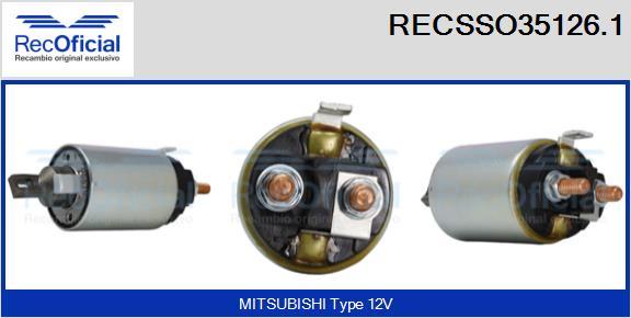 RECOFICIAL RECSSO35126.1 - Contacteur, démarreur cwaw.fr