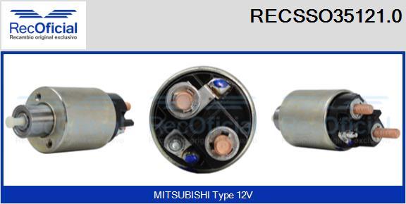 RECOFICIAL RECSSO35121.0 - Contacteur, démarreur cwaw.fr