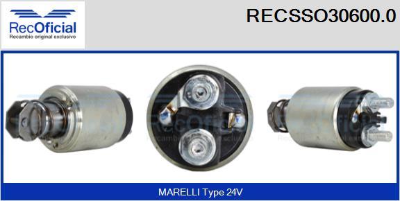 RECOFICIAL RECSSO30600.0 - Contacteur, démarreur cwaw.fr