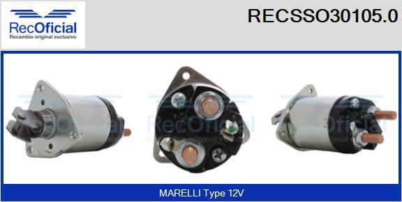 RECOFICIAL RECSSO30105.0 - Contacteur, démarreur cwaw.fr