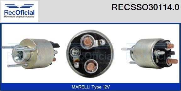 RECOFICIAL RECSSO30114.0 - Contacteur, démarreur cwaw.fr