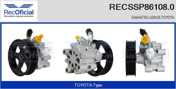 RECOFICIAL RECSSP86108.0 - Pompe hydraulique, direction cwaw.fr