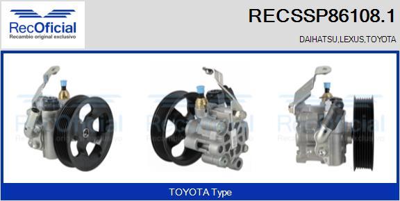 RECOFICIAL RECSSP86108.1 - Pompe hydraulique, direction cwaw.fr