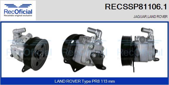 RECOFICIAL RECSSP81106.1 - Pompe hydraulique, direction cwaw.fr