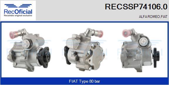 RECOFICIAL RECSSP74106.0 - Pompe hydraulique, direction cwaw.fr