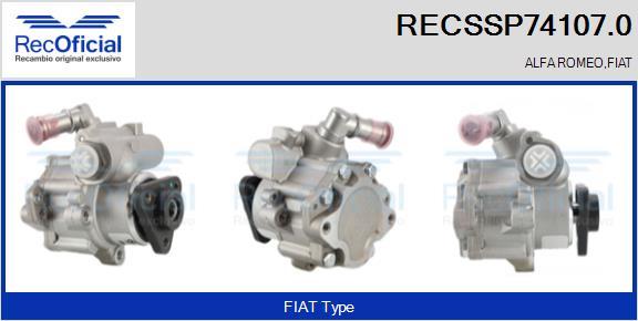 RECOFICIAL RECSSP74107.0 - Pompe hydraulique, direction cwaw.fr