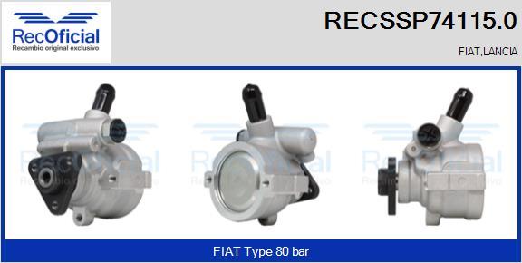 RECOFICIAL RECSSP74115.0 - Pompe hydraulique, direction cwaw.fr