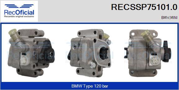 RECOFICIAL RECSSP75101.0 - Pompe hydraulique, direction cwaw.fr