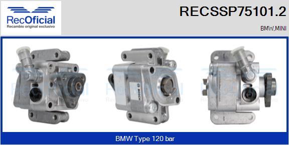 RECOFICIAL RECSSP75101.2 - Pompe hydraulique, direction cwaw.fr