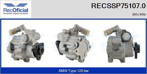 RECOFICIAL RECSSP75107.0 - Pompe hydraulique, direction cwaw.fr